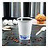 Recycled Content PCF Paper Hot Cups, ProPlanet Seal, 12 oz, White/Blue, 1,000/Carton (412RCNPLANET)