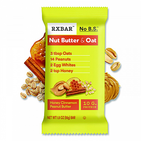 Gluten-Free Honey Cinnamon Peanut Butter Protein Bar, 1.9 oz Bar, 12/Box (KEE00533)