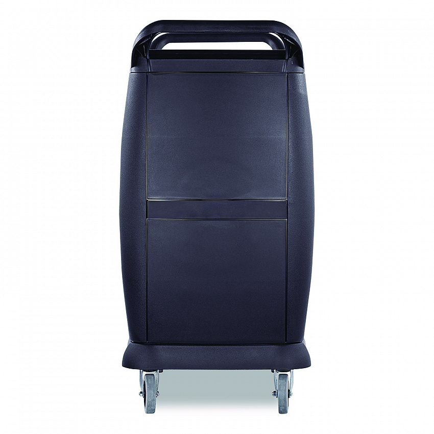 Bussing Cart, Plastic, 3 Shelves, 300 lb Capacity, 18 x 36.25 x 38, Black (BCART3)