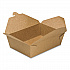 Reclosable Kraft Take-Out Box, 76 oz, 8.58 x 6.28 x 2.4, Brown, Paper, 200/Carton (PAPERBOX3)