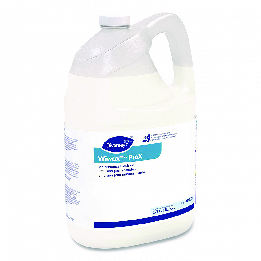 Wiwax ProX Maintenance Emulsion, 1 gal Bottle, 4/Carton (101110064)
