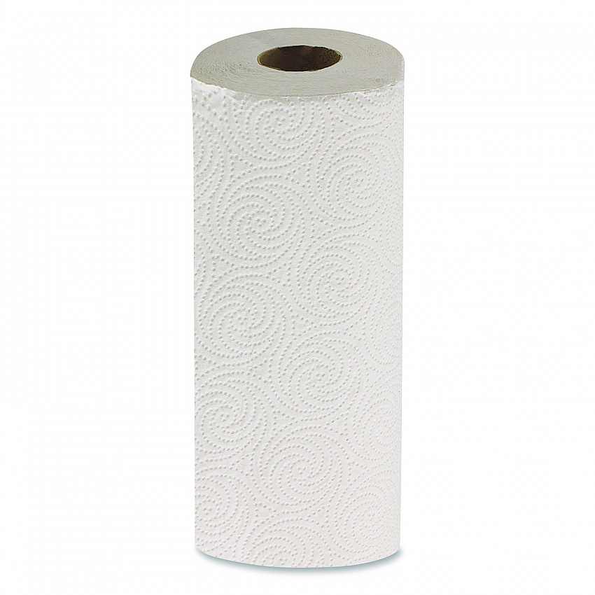 Pacific Blue Select Two-Ply Perforated Paper Kitchen Roll Towels, 2-Ply, 11 x 8.88, White, 100/Roll (27300RL)
