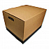 Carryout Boxes, Large Transport Box, 13.5 x 17 x 11.25, Kraft, 15/Carton (1174)
