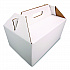 Carryout Barn Boxes, Large Corugated, 12 x 18 x 9, White/Kraft, 25/Carton (2763)