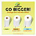 Essentials Select-A-Size Kitchen Roll Paper Towels, 2-Ply, 108 Sheets/Roll, 24 Rolls/Carton (16540)