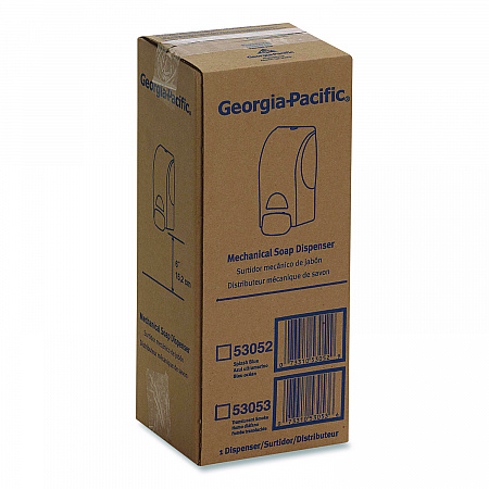 Soap Dispenser for 1,200 mL Bag-in-Box Refill, 4.6 x 5.6 x 10.7, Translucent White (53087)