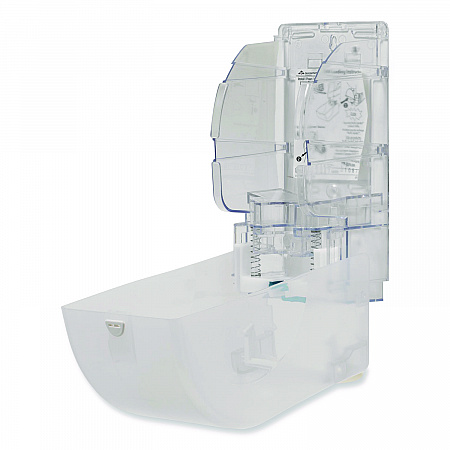 Soap Dispenser for 1,200 mL Bag-in-Box Refill, 4.6 x 5.6 x 10.7, Translucent White (53087)