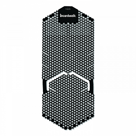 Vertical Urinal Screen, Midnight Coast Scent, Black, 5.22 oz, 6/Carton (VERUSBK)