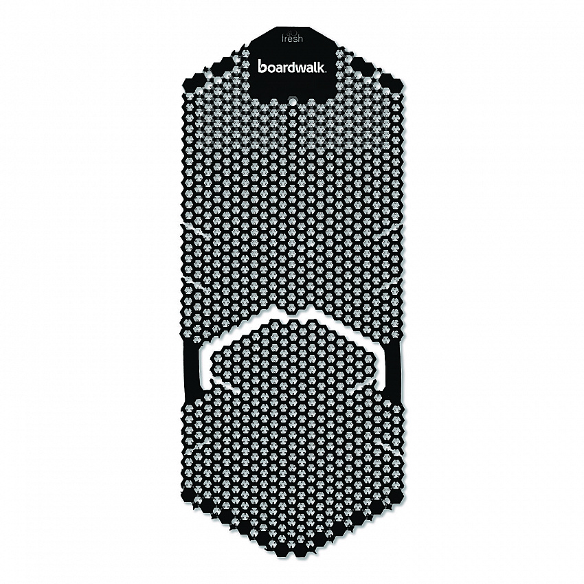 Vertical Urinal Screen, Midnight Coast Scent, Black, 5.22 oz, 6/Carton (VERUSBK)