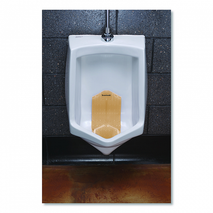 Vertical Urinal Screen, Summer Sunshine Scent, Yellow, 5.22 oz, 6/Carton (VERUSYL)