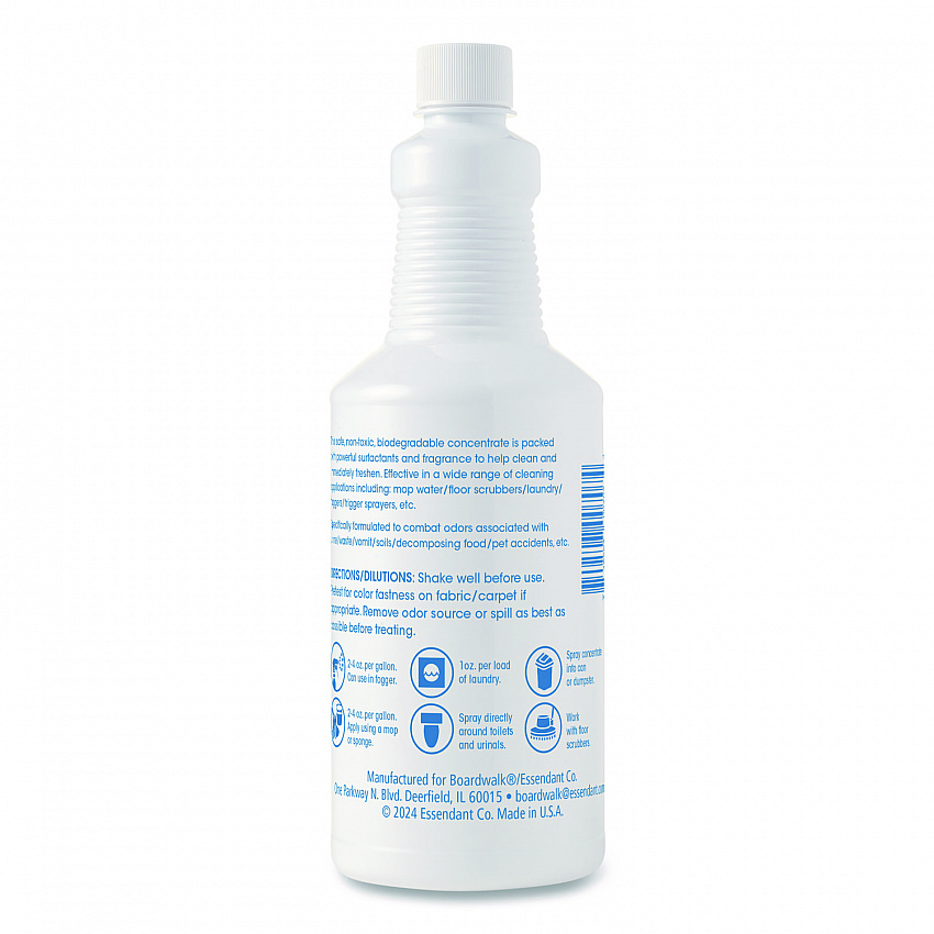 Liquid Deodorizer, Green Apple, 32 oz Bottle, 12/Carton (4828)