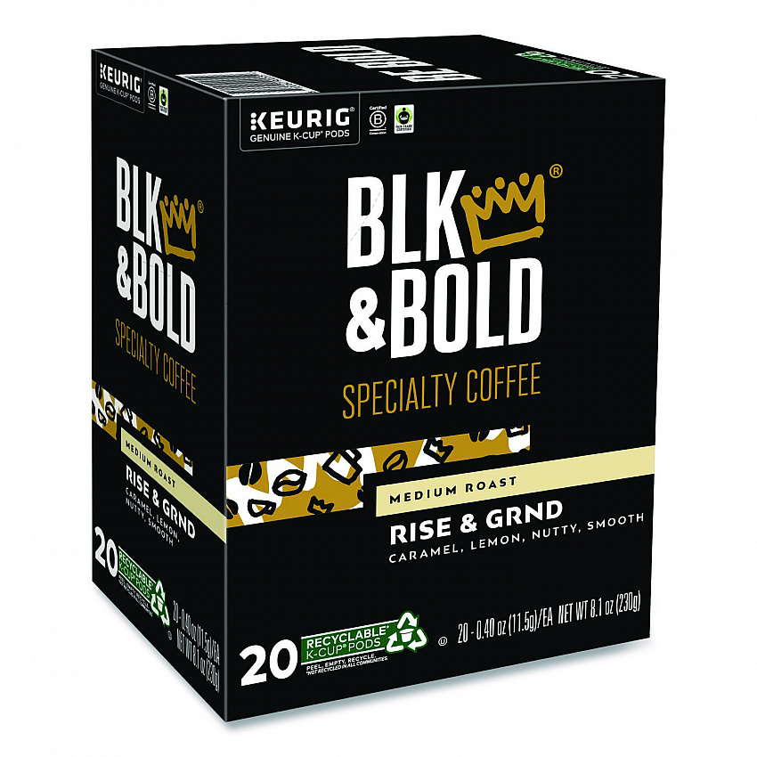 Rise and GRND K-Cups, 0.41 oz K-Cup, 20/Box (0055)