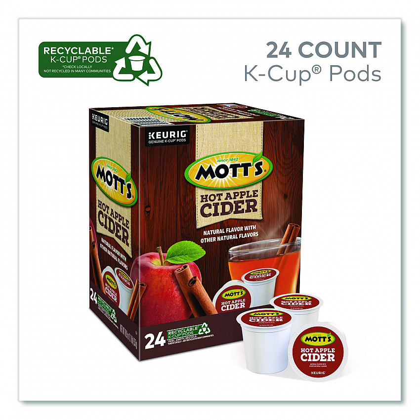 Hot Apple Cider K-Cup Pods, 1 oz K-Cup Pod, 24/Box (8604)