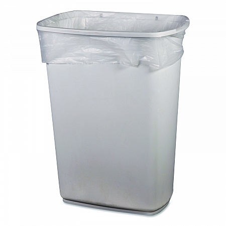 High-Density Waste Can Liners, 10 gal, 8 mic, 24