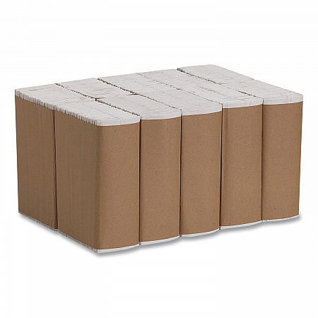 Pacific Blue Basic C-Fold Paper Towels, 1-Ply, 10.1 x 13.2, White, 240/Pack, 10 Packs/Carton (20603)