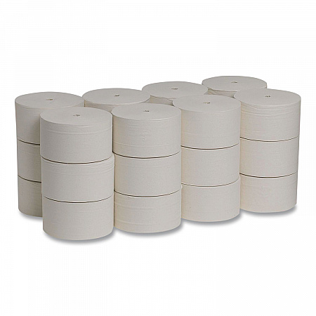 Pacific Blue Ultra Coreless Toilet Paper, Septic Safe, 2-Ply, White, 1,700 Sheets/Roll, 24 Rolls/Carton (11728)