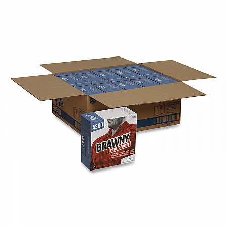 Airlaid Medium Duty Wipers, Cloth, 1-Ply, 9.2 x 12.4, Unscented, White, 128/Box, 10 Boxes/Carton (29518CT)