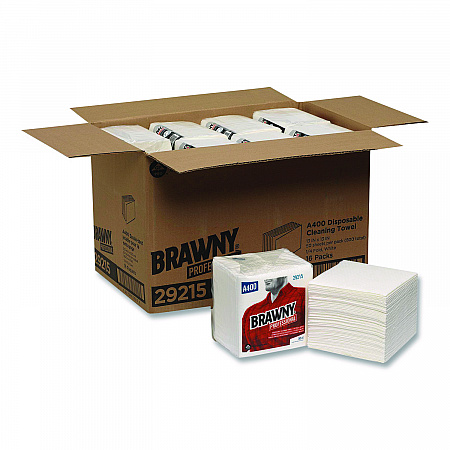 All Purpose Wipers, 13 x 13, White, 50/Pack, 16/Carton (29215)