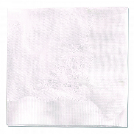 Acclaim 1/4 Fold Paper Dinner Napkins, White, 1-Ply, 16 x 16, 500/Pack, 8 Packs/Carton (36202)