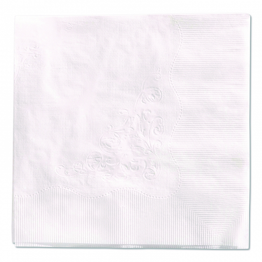 Acclaim 1/4 Fold Paper Dinner Napkins, White, 1-Ply, 16 x 16, 500/Pack, 8 Packs/Carton (36202)