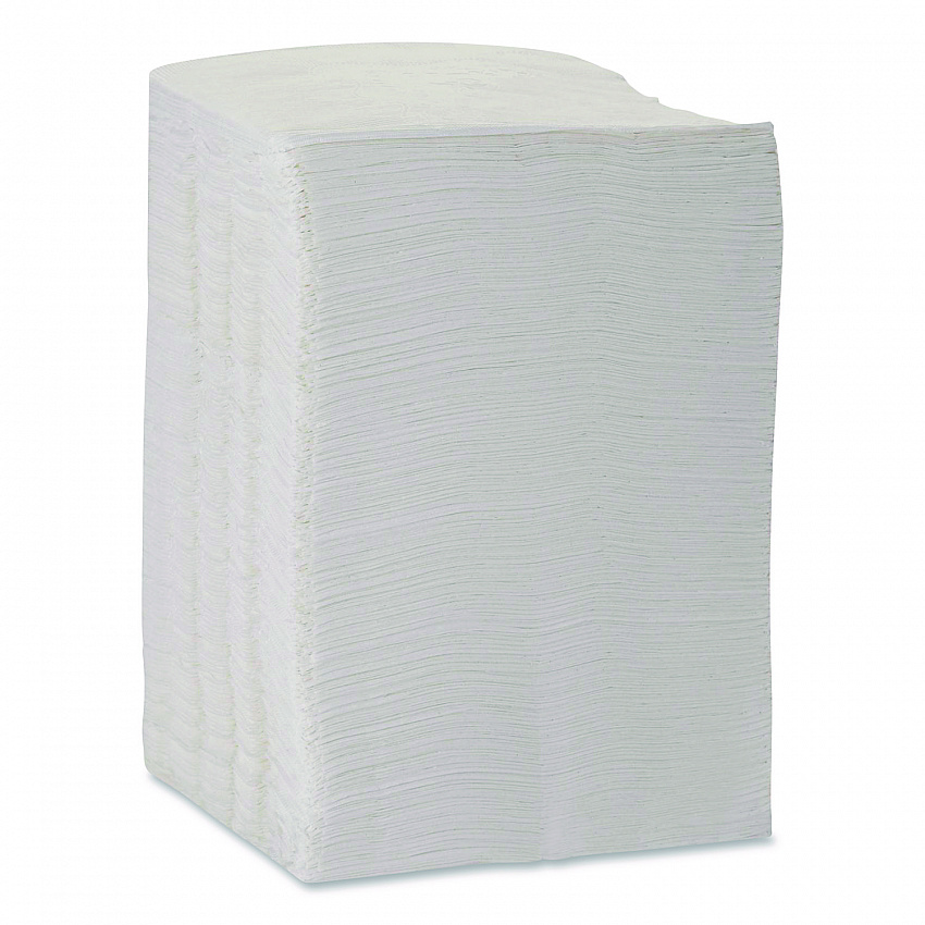 Acclaim 1/4 Fold Paper Dinner Napkins, White, 1-Ply, 16 x 16, 500/Pack, 8 Packs/Carton (36202)