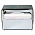 Tabletop Napkin Dispenser, 7.5 x 6 x 5.37, Black/Chrome (51602CT)