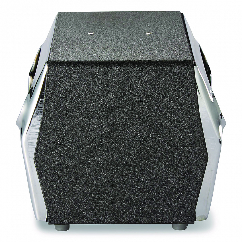 Tabletop Napkin Dispenser, 7.5 x 6 x 5.37, Black/Chrome (51602CT)