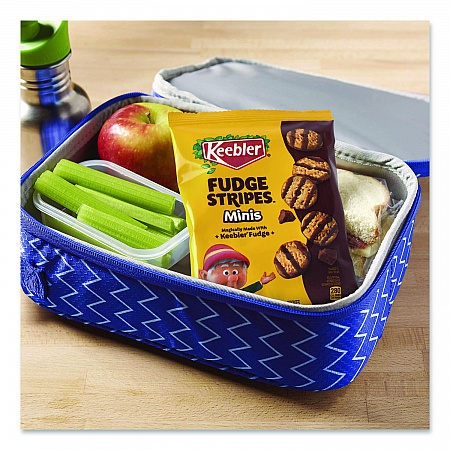 Mini Cookies, Fudge Stripes, 2 oz Pouch, 36/Box (22002517)