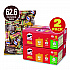 Mini Milk Chocolate and Pringles Snack Stacks Variety Combo Pack, 62 oz Bag Mini/Fun Size, (36) Cups Assorted Flavors/Bundle (60004170)