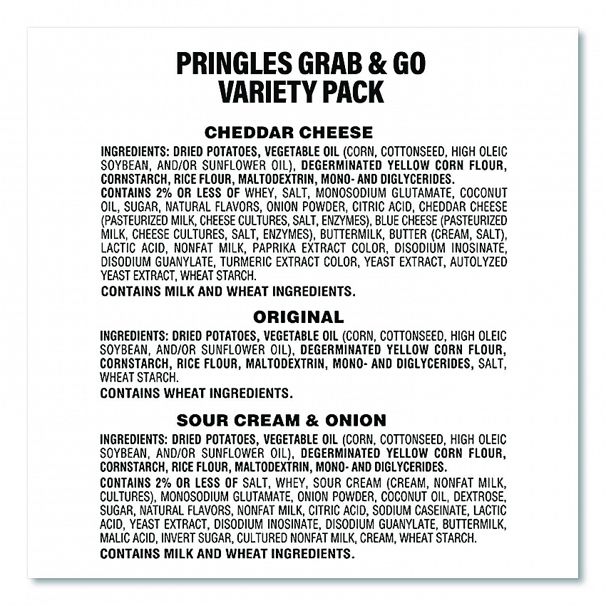 Mini Milk Chocolate and Pringles Snack Stacks Variety Combo Pack, 62 oz Bag Mini/Fun Size, (36) Cups Assorted Flavors/Bundle (60004170)