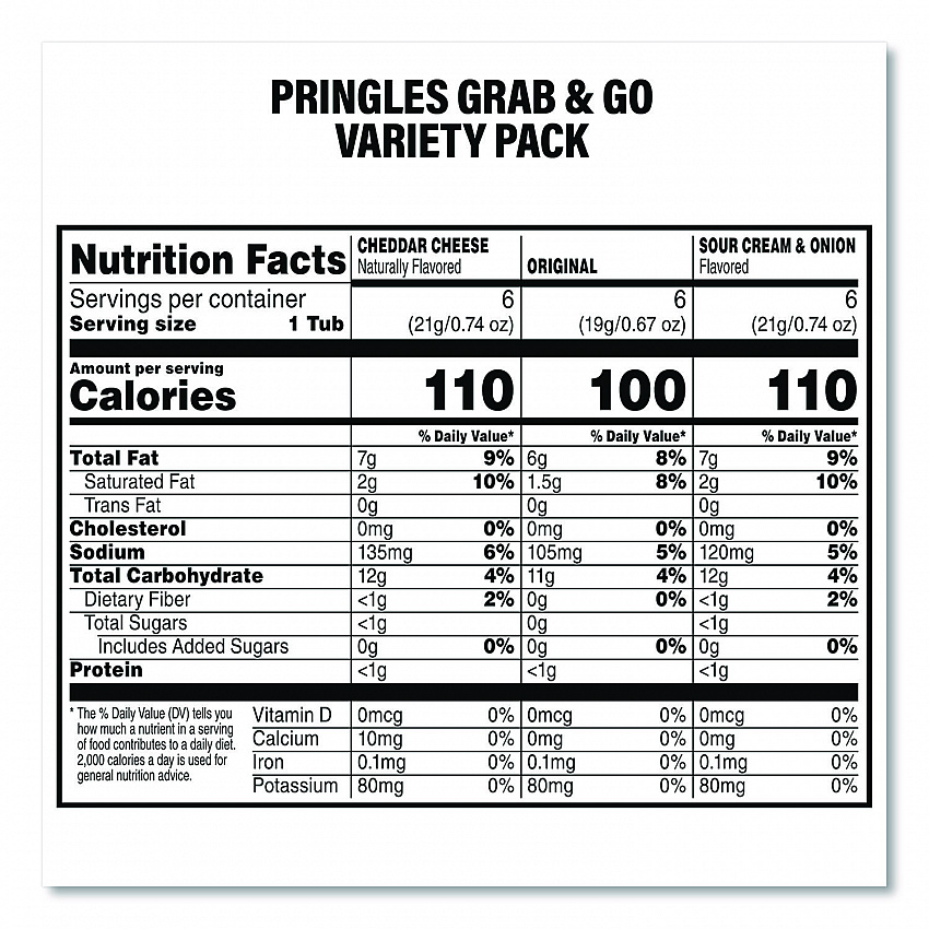 Mini Milk Chocolate and Pringles Snack Stacks Variety Combo Pack, 62 oz Bag Mini/Fun Size, (36) Cups Assorted Flavors/Bundle (60004170)