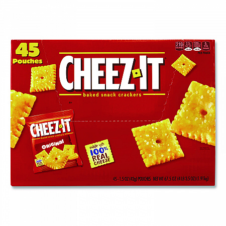 Soda Mini Variety and Cheez-It Combo Pack, (30) 7.5 oz Cans Assorted Flavors, (45) 1.5 oz Pouch Original Cheez-It/Bundle (60004171)