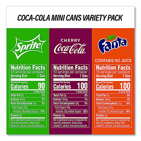 Soda Mini Variety and Cheez-It Combo Pack, (30) 7.5 oz Cans Assorted Flavors, (45) 1.5 oz Pouch Original Cheez-It/Bundle (60004171)