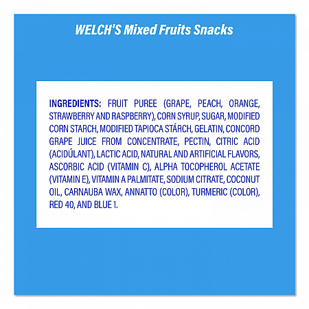 Doritos Nacho Cheese Tortilla Chips and Welch's Mixed Fruit Snacks, (50) 1oz Bag Chips, (66) 0.8 oz Pouch Fruit Snacks/Bundle (60004174)