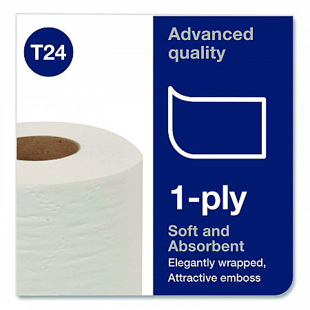 Advanced High-Capacity Bath Tissue, Septic Safe, One-Ply, White, 2,000 Sheets/Roll, 36 Rolls/Carton (1102910)