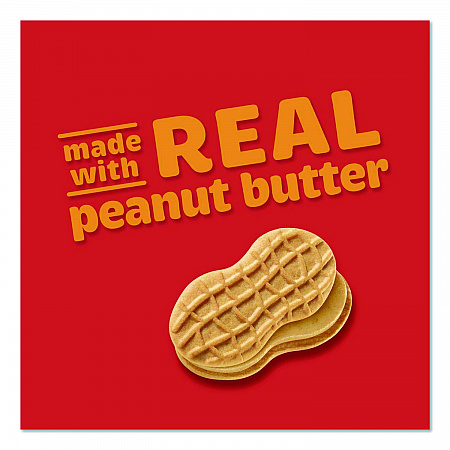 Nutter Butter, Peanut Butter, 1.9 oz, 4 Cookies/Pack, 10 Packs/Box (07835)