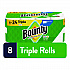 Select-a-Size Kitchen Roll Paper Towels, 2-Ply, White, 6 x 11, 123 Sheets/Roll, 8 Triple Rolls/Carton (16014)