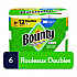 Select-a-Size Kitchen Roll Paper Towels, 2-Ply, 6 x 11, White, 82 Sheets/Double Roll, 6 Rolls/Carton (15703)