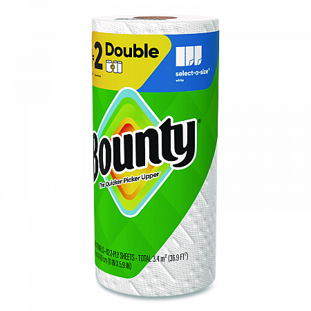Select-a-Size Kitchen Roll Paper Towels, 2-Ply, 5.9 x 11, White, 82 Sheets/Double Roll, 24 Rolls/Carton (15708)
