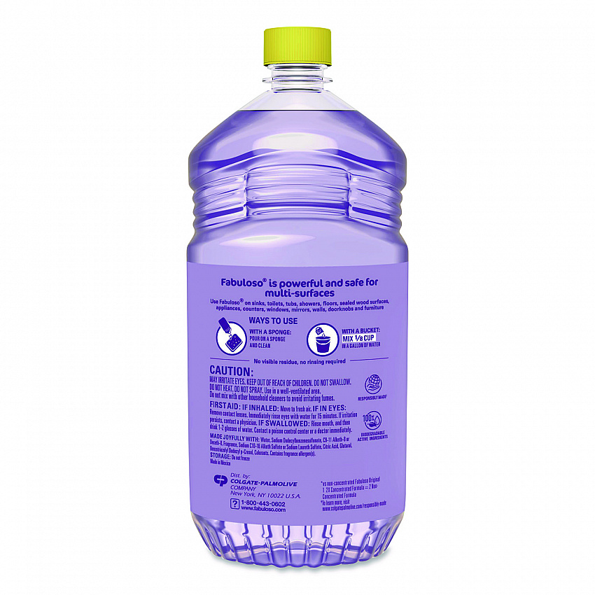 Multi-Use Cleaner, Light Lavender Scent, 56 oz Bottle, 6/Carton (61045945)