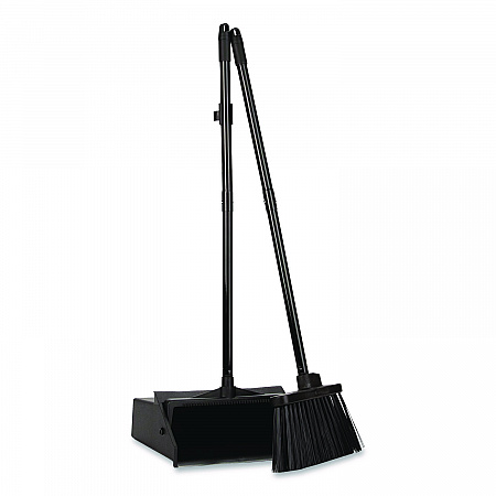 Duo-Pan Upright Dust Pan and Broom, 11.8 x 36, 24.5