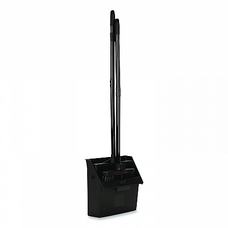 Duo-Pan Upright Dust Pan and Broom, 11.8 x 36, 24.5