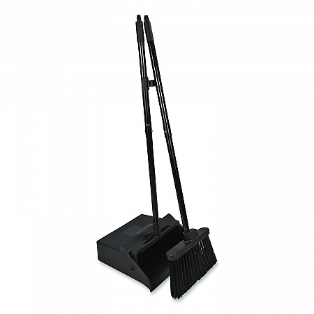 Duo-Pan Upright Dust Pan and Broom, 11.8 x 36, 24.5