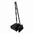 Duo-Pan Upright Dust Pan and Broom, 11.8 x 36, 24.5