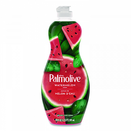 Dishwashing Liquid, Watermelon Scent, 20 oz Bottle, 9/Carton (61047428)
