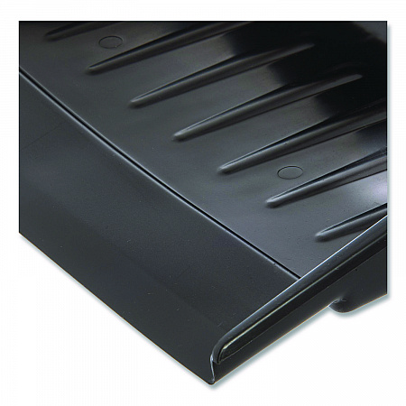 Flo-Pac Flexible Plastic Dustpan, 8 x 12, Plastic, Black (36143703)