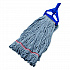 Medium Blue Looped-End Mop, Cotton, 43 x 6 x 3, Red (369423B14)