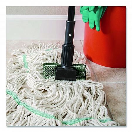 Vinyl Coated Jaw Style Metal Mop Handle, 1