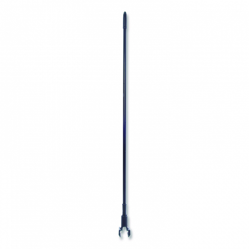 Vinyl Coated Jaw Style Metal Mop Handle, 1" dia x 60", Black (3697000)