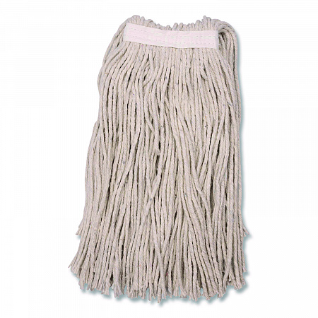 Full Weight Cut End Mop Head, Cotton, 16 oz, White (369716B00)